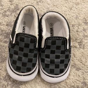 Baby size 3 vans.  Worn a few times. Good condition.